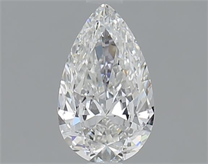Picture of 0.61 Carats, Pear F Color, VVS1 Clarity and Certified by GIA