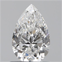 0.70 Carats, Pear E Color, SI1 Clarity and Certified by GIA