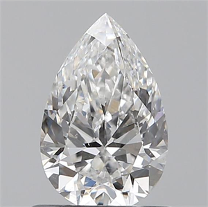 Picture of 0.70 Carats, Pear E Color, SI1 Clarity and Certified by GIA