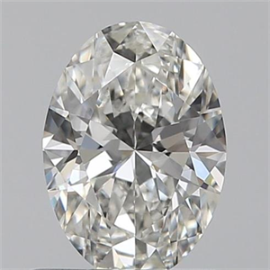Picture of 0.60 Carats, Oval H Color, VS1 Clarity and Certified by GIA