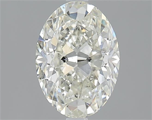 Picture of 1.70 Carats, Oval K Color, SI2 Clarity and Certified by GIA