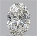 0.60 Carats, Oval I Color, SI2 Clarity and Certified by GIA