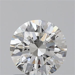 Picture of 0.80 Carats, Round with Excellent Cut, H Color, SI2 Clarity and Certified by GIA