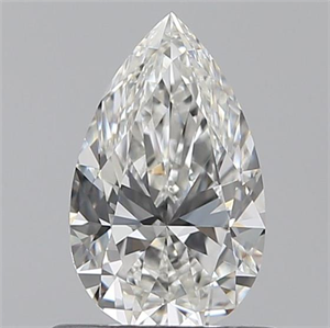 Picture of 0.60 Carats, Pear G Color, VVS2 Clarity and Certified by GIA