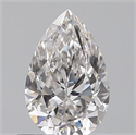 0.50 quilates, De pera , Color G, claridad VS1 y certificado por GIA
