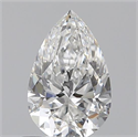 0.60 quilates, De pera , Color E, claridad VS1 y certificado por GIA