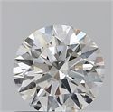 0.60 quilates, Redondo Ideal, Color H, claridad SI1 y certificado por GIA
