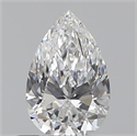 0.50 Carats, Pear E Color, VS1 Clarity and Certified by GIA