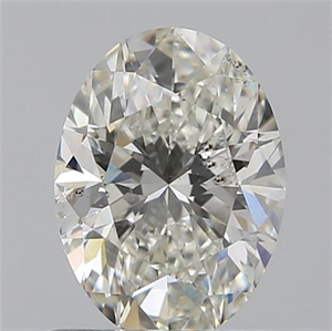 Picture of 0.80 Carats, Oval I Color, SI1 Clarity and Certified by IGI