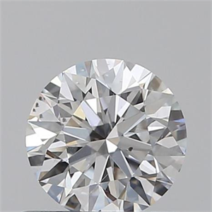 Picture of 0.50 Carats, Round with Excellent Cut, E Color, SI2 Clarity and Certified by GIA