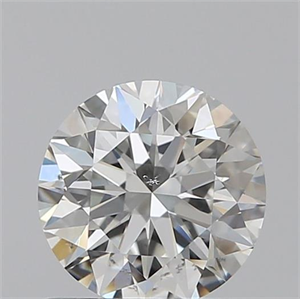 Picture of 0.70 Carats, Round with Excellent Cut, H Color, SI1 Clarity and Certified by GIA
