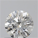 0.50 Carats, Round with Excellent Cut, J Color, SI1 Clarity and Certified by GIA