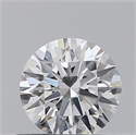 0.47 Carats, Round with Excellent Cut, D Color, VVS2 Clarity and Certified by GIA