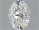 1.00 Carats, Oval J Color, SI1 Clarity and Certified by GIA