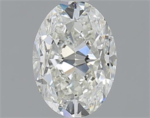Picture of 1.00 Carats, Oval J Color, SI1 Clarity and Certified by GIA