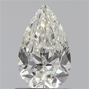 Picture of 0.70 Carats, Pear H Color, SI1 Clarity and Certified by GIA