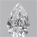 0.60 Carats, Pear D Color, VS1 Clarity and Certified by GIA