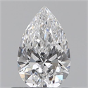 0.50 Carats, Pear D Color, VS1 Clarity and Certified by GIA