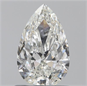 0.72 Carats, Pear H Color, IF Clarity and Certified by GIA