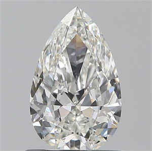 Picture of 0.72 Carats, Pear H Color, IF Clarity and Certified by GIA