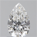 0.60 quilates, De pera , Color E, claridad VS1 y certificado por GIA