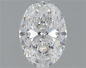 Picture of 1.50 Carats, Oval F Color, SI2 Clarity and Certified by GIA