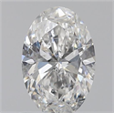 0.70 Carats, Oval E Color, I1 Clarity and Certified by GIA