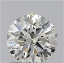0.80 Carats, Round with Excellent Cut, J Color, VS2 Clarity and Certified by GIA