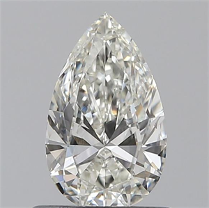 Picture of 0.60 Carats, Pear H Color, VVS2 Clarity and Certified by GIA