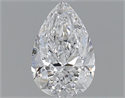 0.90 Carats, Pear D Color, SI2 Clarity and Certified by GIA