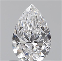 0.50 Carats, Pear D Color, VS1 Clarity and Certified by GIA