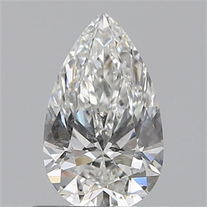Picture of 0.55 Carats, Pear G Color, SI2 Clarity and Certified by GIA