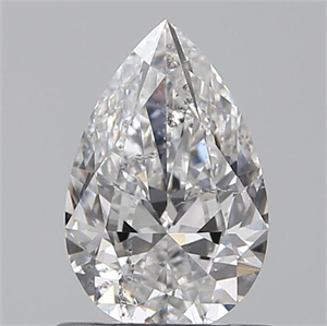 Picture of 0.70 Carats, Pear E Color, SI2 Clarity and Certified by GIA