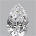 0.70 Carats, Pear D Color, VS1 Clarity and Certified by GIA