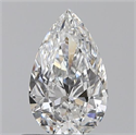 0.50 Carats, Pear F Color, SI1 Clarity and Certified by GIA
