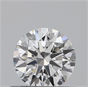0.40 quilates, Redondo Ideal, Color E, claridad IF y certificado por GIA