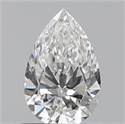0.61 Carats, Pear F Color, VS1 Clarity and Certified by GIA