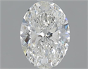1.01 Carats, Oval H Color, SI1 Clarity and Certified by GIA