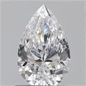 0.70 Carats, Pear D Color, SI2 Clarity and Certified by GIA
