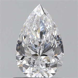 Picture of 0.70 Carats, Pear D Color, SI2 Clarity and Certified by GIA