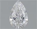 0.70 Carats, Pear E Color, VS2 Clarity and Certified by GIA