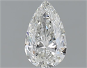 0.71 quilates, De pera , Color H, claridad SI2 y certificado por GIA
