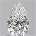 0.50 quilates, De pera , Color G, claridad VS2 y certificado por GIA