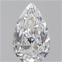 0.70 Carats, Pear D Color, VS1 Clarity and Certified by GIA