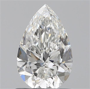 Picture of 0.80 Carats, Pear G Color, VVS2 Clarity and Certified by GIA