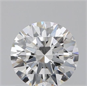 0.72 Carats, Round with Excellent Cut, F Color, VVS2 Clarity and Certified by GIA