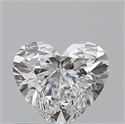 0.50 Carats, Heart E Color, VS1 Clarity and Certified by GIA