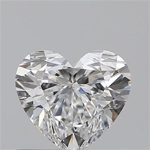 Picture of 0.50 Carats, Heart E Color, VS1 Clarity and Certified by GIA
