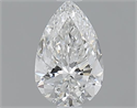 0.60 Carats, Pear F Color, VS1 Clarity and Certified by GIA