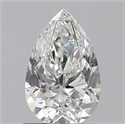 0.80 Carats, Pear G Color, VS1 Clarity and Certified by GIA